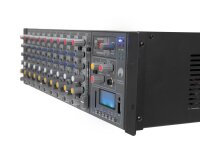 OMNITRONIC RM-1422FXA USB Rack Power Mixer