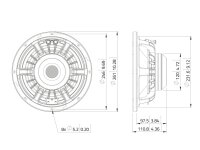 LAVOCE WAN103.01 10" Woofer Neodymium Magnet Aluminium Basket Driver