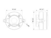 LAVOCE DF10.101L 1 Zoll  Kompressionstreiber, Ferrit