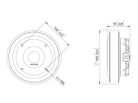 LAVOCE DF14.30T 1.4" Compression Driver, Ferrite Magnet