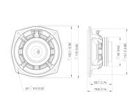 LAVOCE WAN061.80  6,5 Zoll  Woofer, Neodym, Alukorb