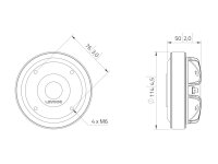 LAVOCE DF10.172K 1" Compression Driver Ferrite Magnet