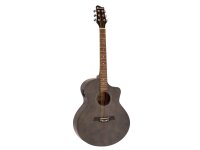 DIMAVERY STW-50 Western Guitar,brown