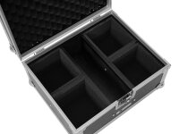 ROADINGER Flightcase EC-AU4 4x AKKU UP 4 QCL Spot QuickDMX