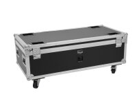 ROADINGER Flightcase 8x AKKU IP PAR 7 QCL WDMX with charging function