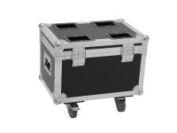 ROADINGER Flightcase 4x LED TMH-13/17/S30/W36 with wheels