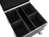 ROADINGER Flightcase 4x LED Theatre COB 100 series with wheels