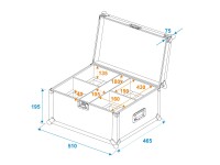 ROADINGER Flightcase 4x THA-20PC