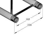 ALUTRUSS DECOLOCK DQ2-S500 2-way Cross Beam bk