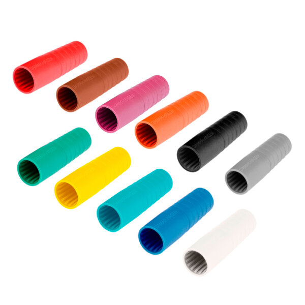 DAMAR & HAGEN BNC Crimp-Kabelstecker, gerade, chromfarben