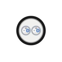 Multipair SC-Mistral MCF; schwarz | 2 x 0,22 mm² x...