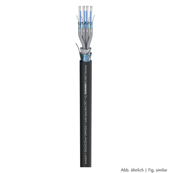 Multipair SC-Mistral MCF; black | 2 x 0,22 mm² x number of pairs