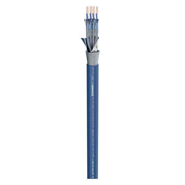 Multipair Modulationskabel SC-Matrix MMC; FRNC; blau | 2 x 0,25 mm² x Paarzahl | 04