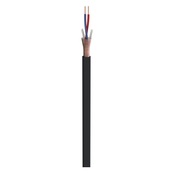 Microphone Cable Stage 22 Highflex; 2 x 0,22 mm²; PVC Ø 6,40 mm; black