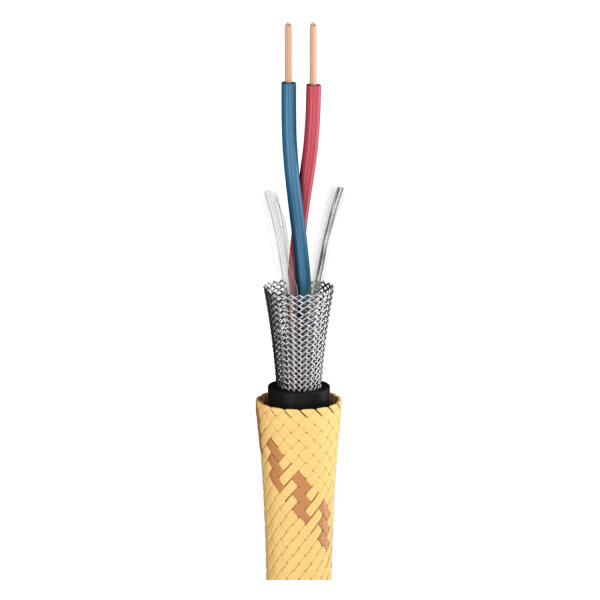 Microphone Cable Club Series MKII; 2 x 0,34 mm²; PVC Ø 6,50 mm; yellow