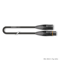 Microphone Cable SC-Source MKII; 2 x 0,25 mm²; PVC Ø 6,50 mm; black