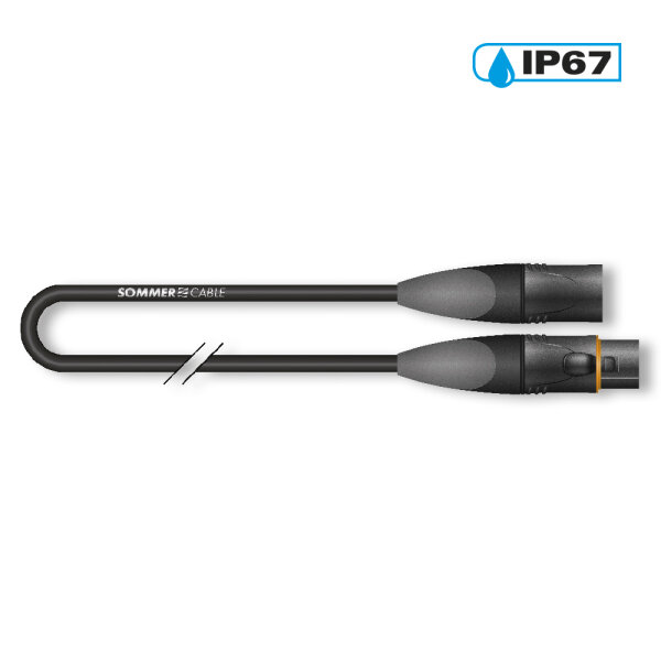Microphone cable AES/EBU SC-AQUA MARINEX MIKRO 25; 2 x 0,25 mm²; PUR-SR Ø 7,50 mm; black