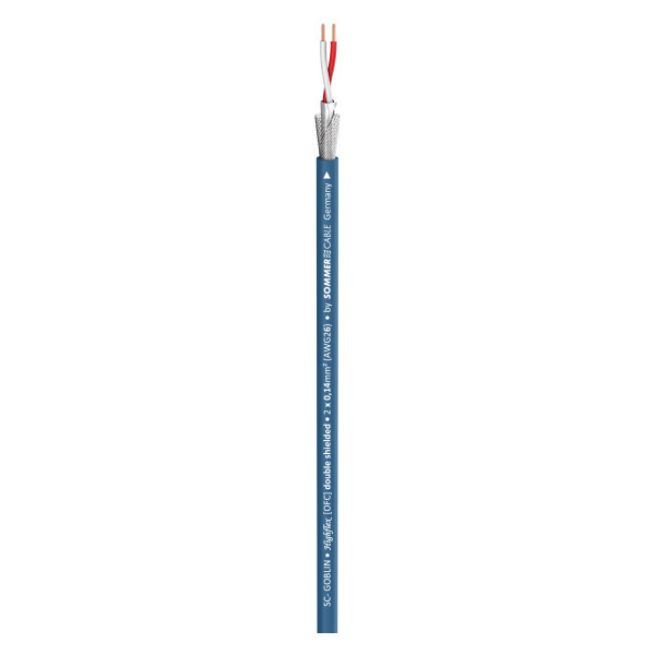 Patch & Microphone Cable SC-Goblin; 2 x 0,14 mm²; PVC Ø 4,60 mm; blue