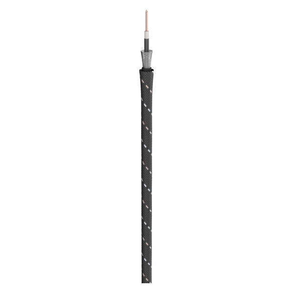 Instrument Cable SC-Classique; 1 x 0,50 mm²; PVC + fabric Ø 6,50 mm; black