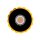 Instrument Cable SC-Classique; 1 x 0,50 mm²; PVC + fabric Ø 6,50 mm; yellow