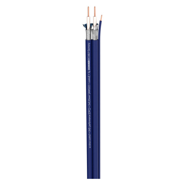 Instrument Cable SC-Sinus Control; 1 x 2 x 0,35 mm²; 1 x  control; PVC; 15 x 6,2 mm; blue