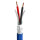 Lautsprecherkabel SC-DUAL BLUE; 2 x 4,00 mm²; S-PVC Ø 15,50 mm; blau