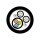 SC-Monocat Power 212; power: 3 x 2,50 mm²; 2 x CAT.7; DMX: 2 x 2 x 0,25 mm²; PUR-FRNC Ø 21,80 mm; black