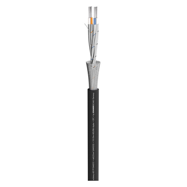 DMX Binary 422 TP DMX512; 4 x 0,22 mm²; S-PVC Ø 8,00 mm; black