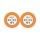 DMX & Power SC-Mercator CAT.7 DUPLEX; 2 x CAT.7; FRNC; 17 x 8,5 mm; orange; Dca