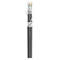 SC-Mercator; 2 x CAT.7; PVC Ø 17,40 mm; black