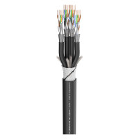 SC-Mercator; 4 x CAT.7; PVC Ø 20,80 mm; black