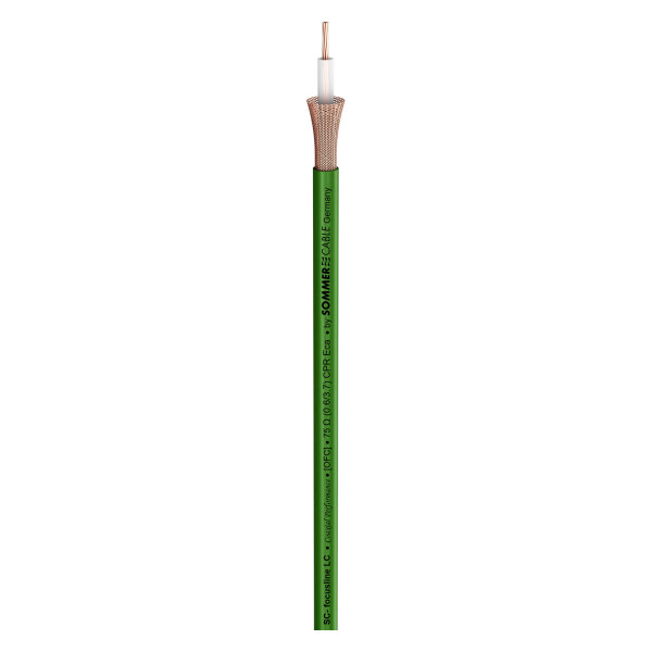 Videokabel SC-Focusline L CPR-Version; 1 x 0,60; PVC Ø 6,20 mm; 75 O; grün