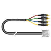 video cable Transit MINI Flex; 1 x 0,32; Antistatic-PVC Ø 9,60 mm; black