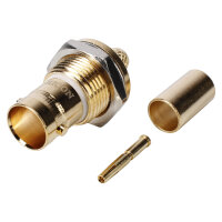 HICON BNC 3G-SDI crimp-female connector, ground isolated,...