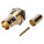 HICON BNC 3G-SDI crimp-female connector, ground isolated, thread 1/2", gold