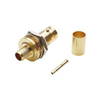 HICON BNC 3G-SDI crimp-female connector, thread...