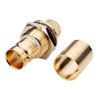 HICON BNC 3G-SDI crimp-female connector, ground isolated,...