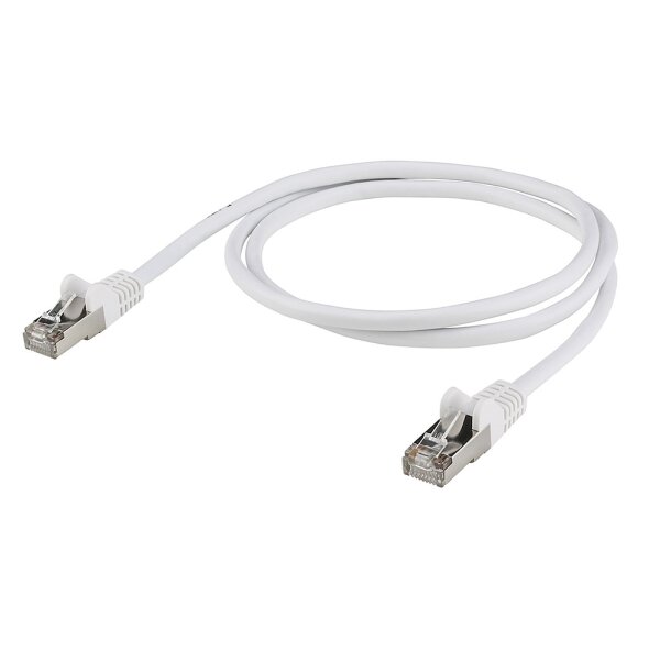 Cat.5e LAN, 8  x  0,14 mm² | RJ45 / RJ45 | 5,00m | weiß