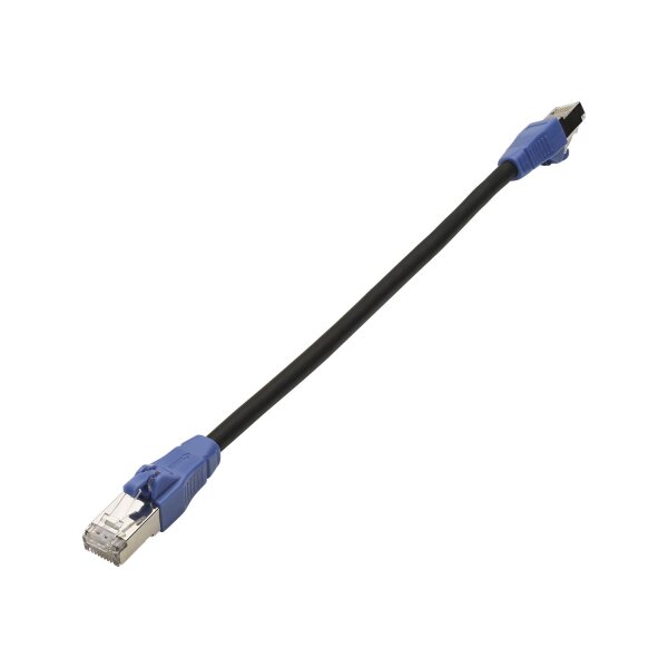 Cat.6A Easy Pull patch cable RJ45  RJ45, 500 MHz, 10Gbit/s