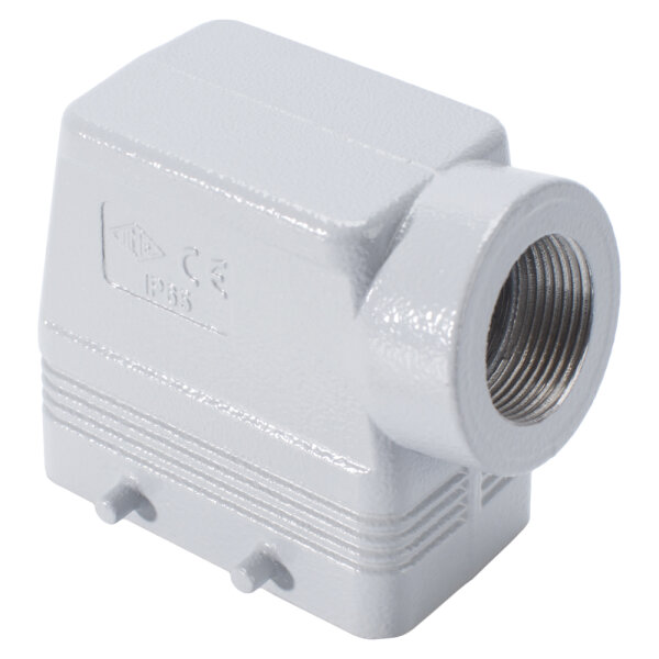ILME  rectangular MP 10, metal-, Sleeve housing, 4 bolts, grey