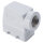 ILME  rectangular MP 10, metal-, Sleeve housing, 4 bolts, grey