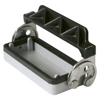 ILME  Rechteck-MP 06, Metall-, Tüllengehäuse, 2 Bolzen, grau