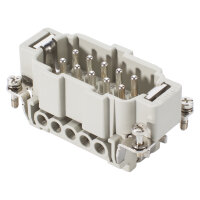 ILME  rectangular MP 10, metal-, Sleeve housing, 4 bolts, black