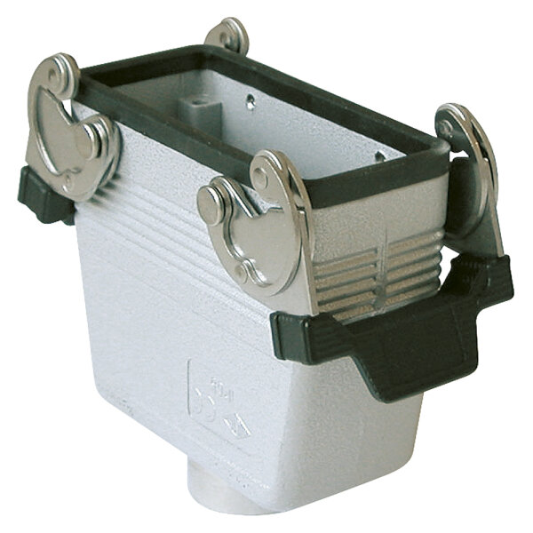 ILME  Rechteck-MP 10, Metall-, Tüllengehäuse, 2 Bügel, grau