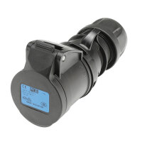 Mennekes CEE, 3-pole , plastic-, screw-type-female...