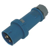 Mennekes CEE, 3-pole , plastic-, screw-type-male...