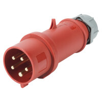 Mennekes CEE, 5-pol , plastic-, screw-type-male...