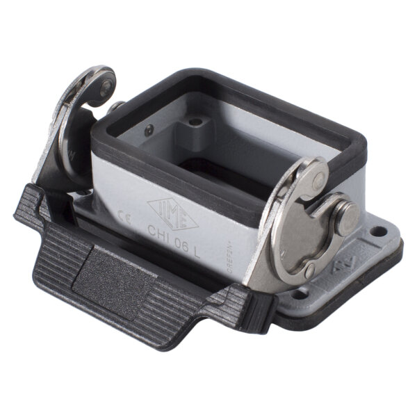 ILME  Rectangular MP 06, metal-, Surface-mounted housing high, 1 clamp, grey