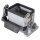 ILME  Rectangular MP 06, metal-, Add-on housing, flat, 1 clamp, grey