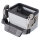 ILME  Rectangular MP 06, metal-, Sleeve housing, 1 clamp, grey